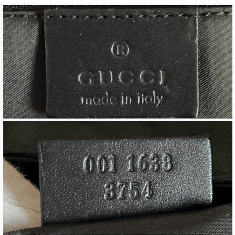 Gucci clean authenticity material